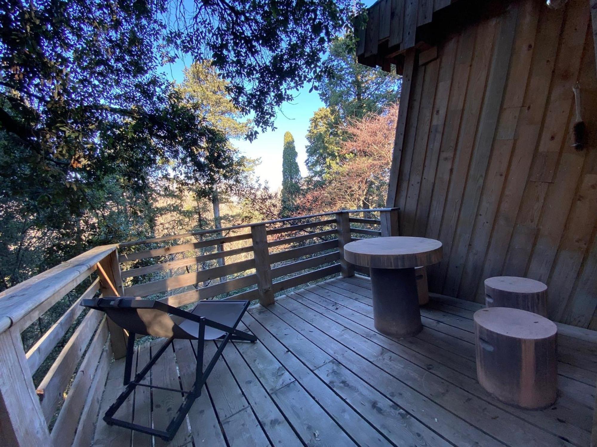 Les Cabanes Dans Les Bois Logis Hotel Villedubert Luaran gambar
