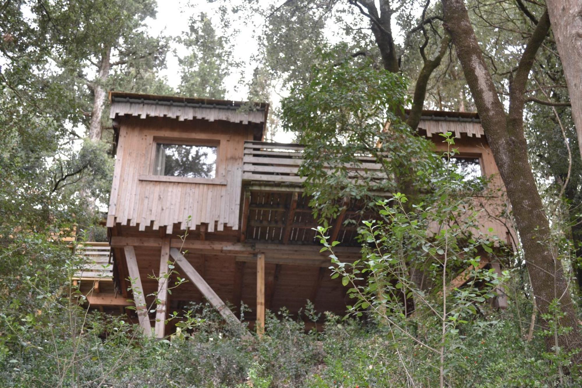 Les Cabanes Dans Les Bois Logis Hotel Villedubert Luaran gambar