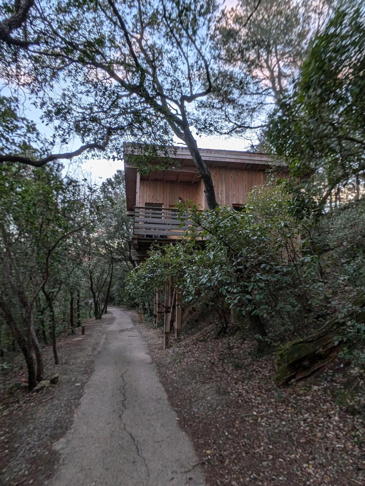 Les Cabanes Dans Les Bois Logis Hotel Villedubert Luaran gambar