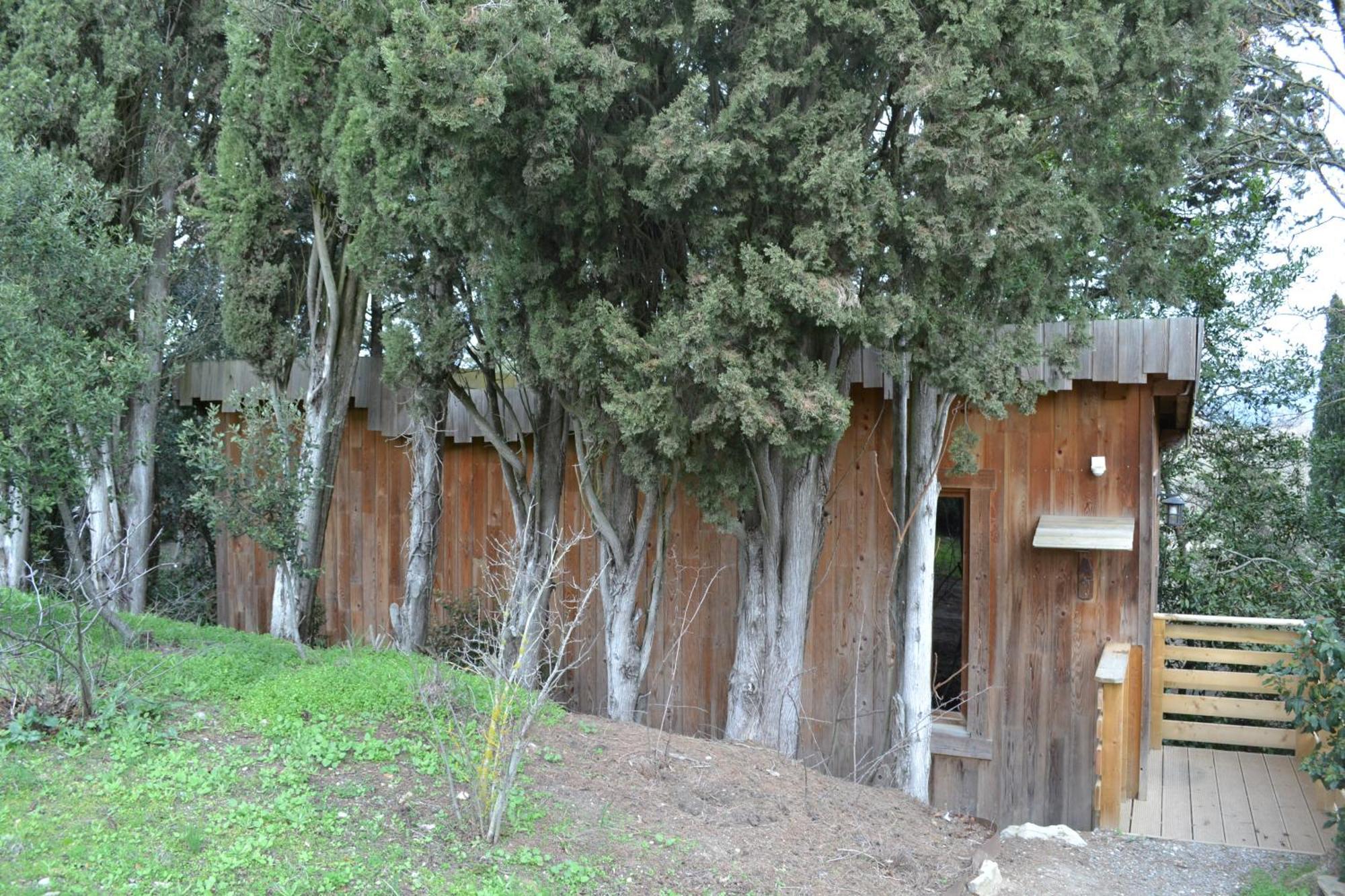 Les Cabanes Dans Les Bois Logis Hotel Villedubert Luaran gambar