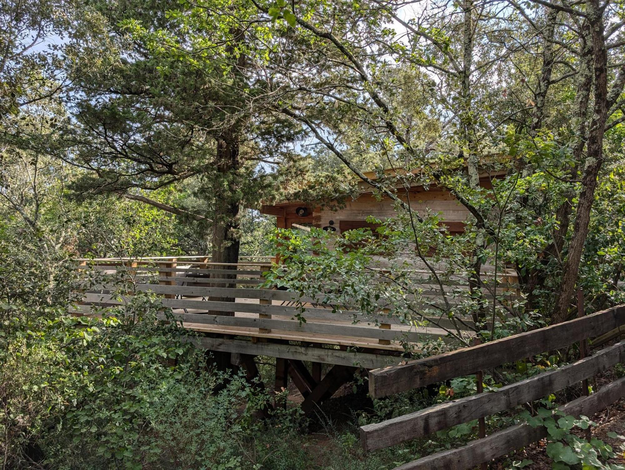 Les Cabanes Dans Les Bois Logis Hotel Villedubert Luaran gambar