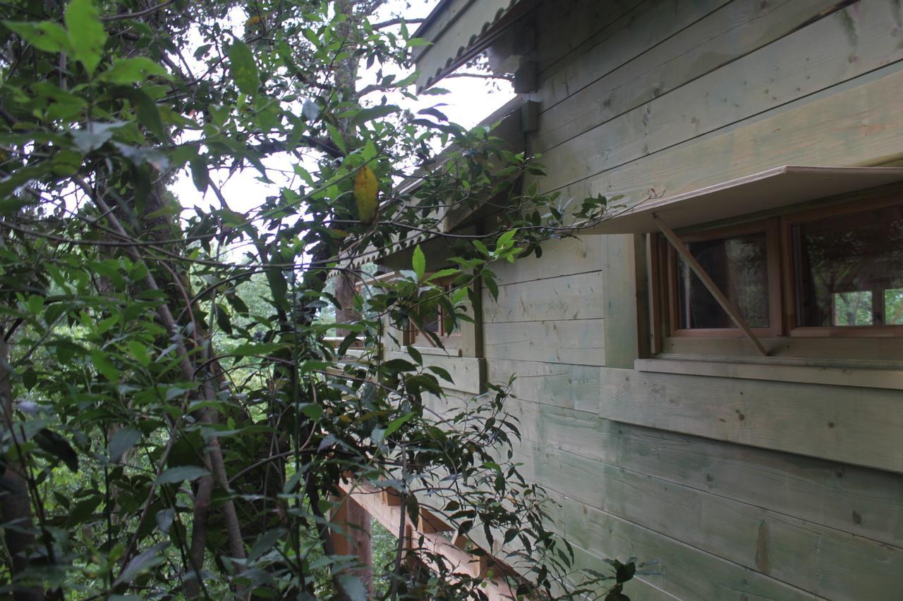 Les Cabanes Dans Les Bois Logis Hotel Villedubert Luaran gambar