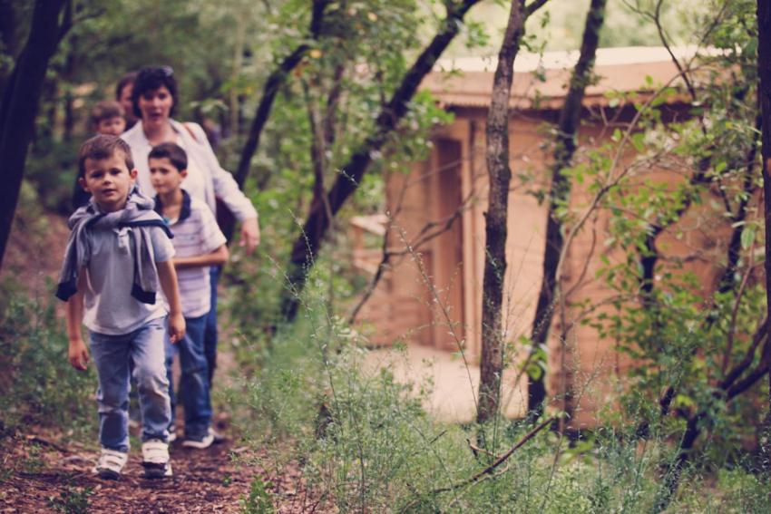 Les Cabanes Dans Les Bois Logis Hotel Villedubert Luaran gambar